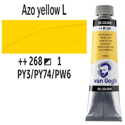 Talens Van Gogh olajfesték, 40 ml - 268, azo yellow light