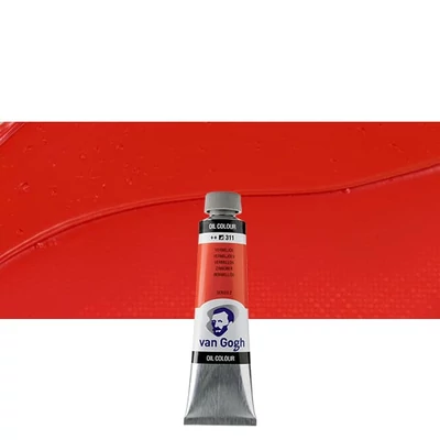 Talens Van Gogh olajfesték, 40 ml - 311, vermilion