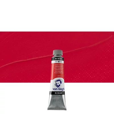 Talens Van Gogh olajfesték, 40 ml - 314, cadmium red medium