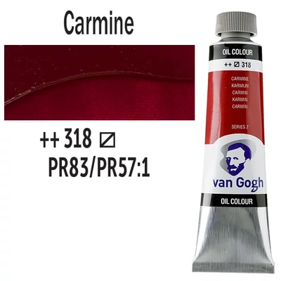 Talens Van Gogh olajfesték, 40 ml - 318, carmine