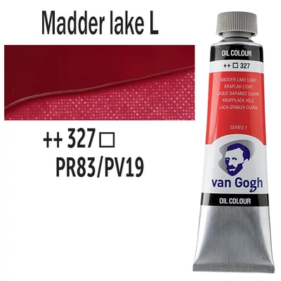 Talens Van Gogh olajfesték, 40 ml - 327, madder lake light