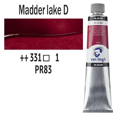 Talens Van Gogh olajfesték, 200 ml - 331, madder lake deep