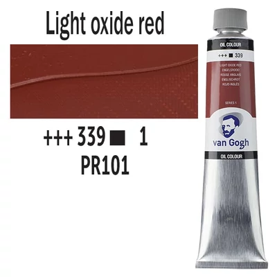 Talens Van Gogh olajfesték, 200 ml - 339, light oxide red