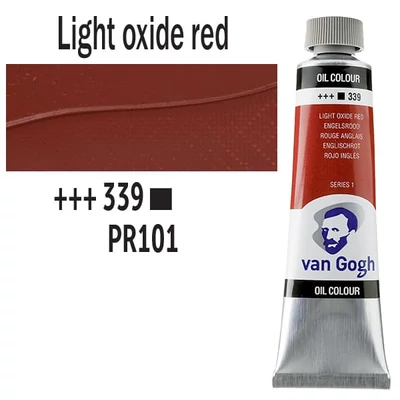 Talens Van Gogh olajfesték, 40 ml - 339, light oxide red