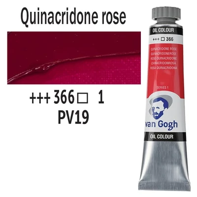 Talens Van Gogh olajfesték, 20 ml - 366, quinacridone rose