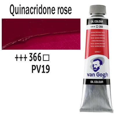 Talens Van Gogh olajfesték, 40 ml - 366, quinacridone rose (primary)