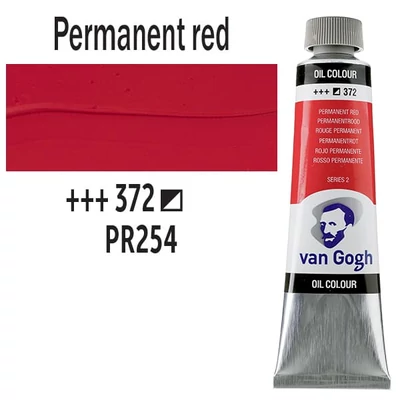 Talens Van Gogh olajfesték, 40 ml - 372, permanent red