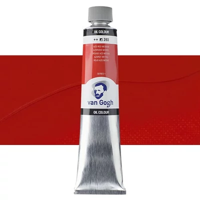 Talens Van Gogh olajfesték, 200 ml - 393, azo red medium