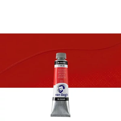 Talens Van Gogh olajfesték, 40 ml - 393, azo red medium