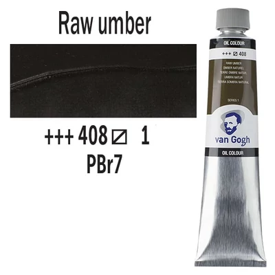 Talens Van Gogh olajfesték, 200 ml - 408, raw umber
