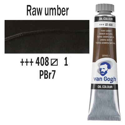 Talens Van Gogh olajfesték, 20 ml - 408, raw umber