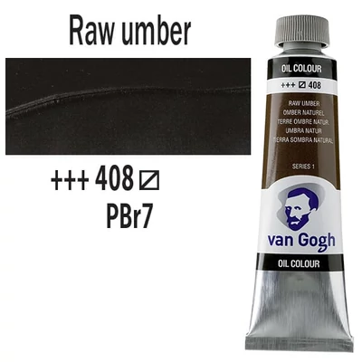 Talens Van Gogh olajfesték, 40 ml - 408, raw umber