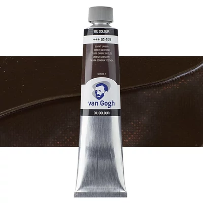 Talens Van Gogh olajfesték, 200 ml - 409, burnt umber