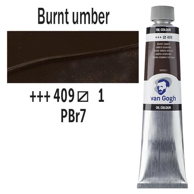 Talens Van Gogh olajfesték, 200 ml - 409, burnt umber