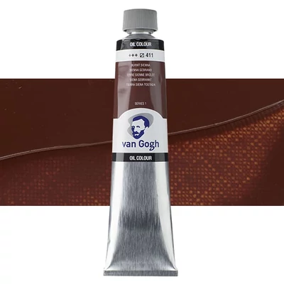 Talens Van Gogh olajfesték, 200 ml - 411, burnt sienna