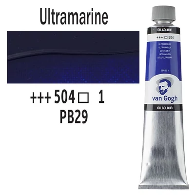 Talens Van Gogh olajfesték, 200 ml - 504, ultramarine