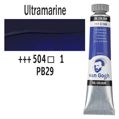 Talens Van Gogh olajfesték, 20 ml - 504, ultramarine