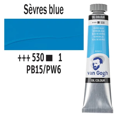 Talens Van Gogh olajfesték, 20 ml - 530, sevres blue