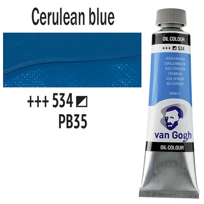 Talens Van Gogh olajfesték, 40 ml - 534, cerulean blue