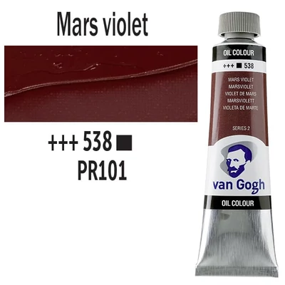 Talens Van Gogh olajfesték, 40 ml - 538, mars violet