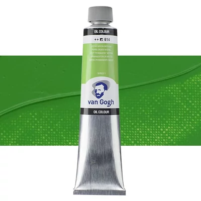 Talens Van Gogh olajfesték, 200 ml - 614, permanent green medium