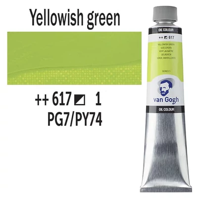 Talens Van Gogh olajfesték, 200 ml - 617, yellow green