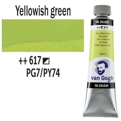 Talens Van Gogh olajfesték, 40 ml - 617, yellowish green