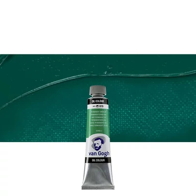 Talens Van Gogh olajfesték, 40 ml - 619, permanent green deep