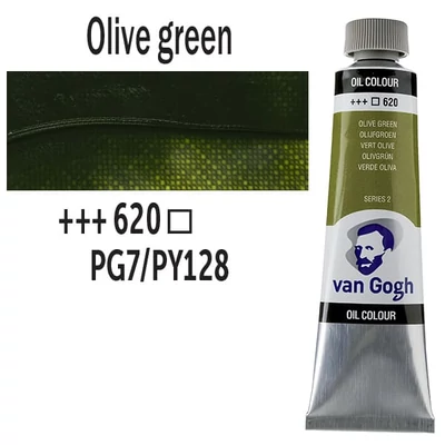 Talens Van Gogh olajfesték, 40 ml - 620, olive green