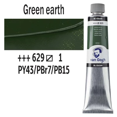 Talens Van Gogh olajfesték, 200 ml - 629, green earth