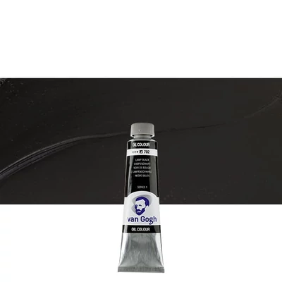 Talens Van Gogh olajfesték, 40 ml - 702, lamp black
