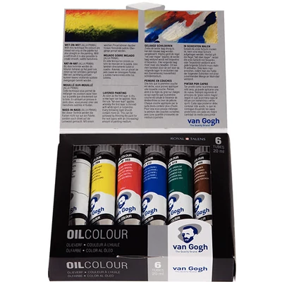 Talens Van Gogh olajfesték készlet - 6x20 ml
