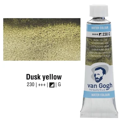 Talens Van Gogh tubusos akvarellfesték, 10 ml - 230, dusk yellow, granuláló