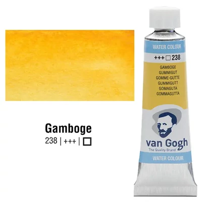 Talens Van Gogh tubusos akvarellfesték, 10 ml - 238, gamboge