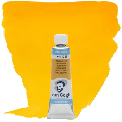 Talens Van Gogh tubusos akvarellfesték, 10 ml - 244, indian yellow