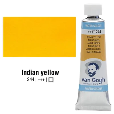 Talens Van Gogh tubusos akvarellfesték, 10 ml - 244, indian yellow