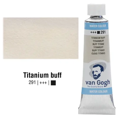 Talens Van Gogh tubusos akvarellfesték, 10 ml - 291, titanium buff