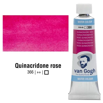 Talens Van Gogh tubusos akvarellfesték, 10 ml - 366, quinacridone rose