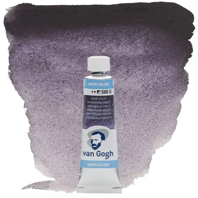 Talens Van Gogh tubusos akvarellfesték, 10 ml - 560, dusk violet, granuláló