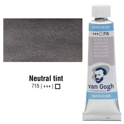 Talens Van Gogh tubusos akvarellfesték, 10 ml - 715, neutral tint