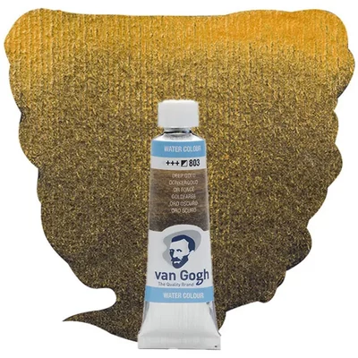 Talens Van Gogh tubusos akvarellfesték, 10 ml - 803, deep gold