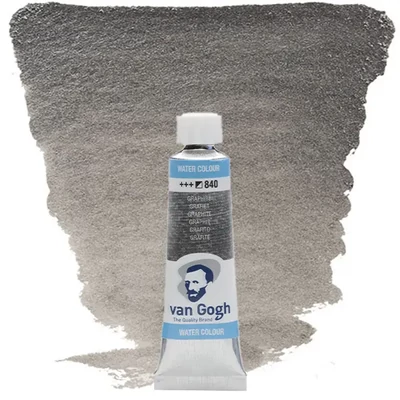 Talens Van Gogh tubusos akvarellfesték, 10 ml - 840, graphite