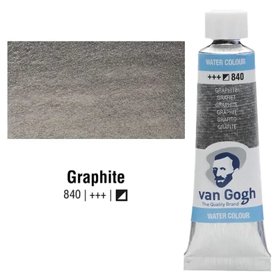 Talens Van Gogh tubusos akvarellfesték, 10 ml - 840, graphite