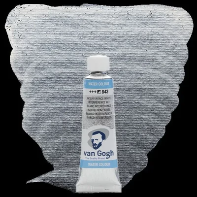 Talens Van Gogh tubusos akvarellfesték, 10 ml - 843, interference white
