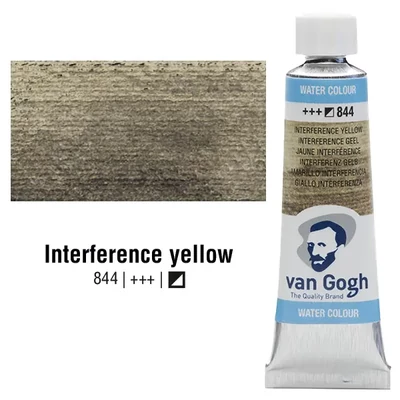 Talens Van Gogh tubusos akvarellfesték, 10 ml - 844, interference yellow