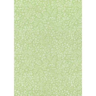 Tassotti decoupage papír - apró virágszőnyeg, zöld