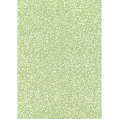 Tassotti decoupage papír - apró virágszőnyeg, zöld