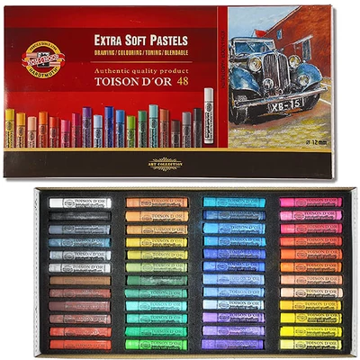 Toison d'Or 8550 extra soft porpasztell krétakészlet - 48 db