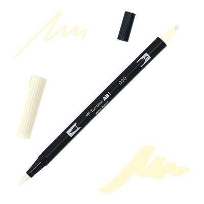 Tombow abt dual brush pen kétvégű filctoll - 020, peach