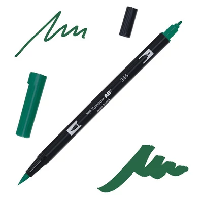 Tombow abt dual brush pen kétvégű filctoll - 346, sea green